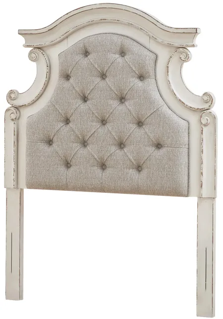 Signature Design by Ashley® Realyn Chipped White Twin Panel Headboard