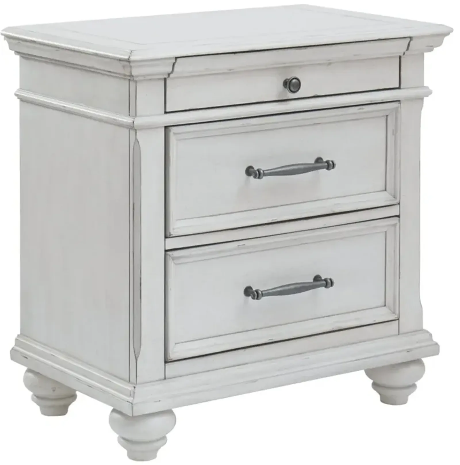 Benchcraft® Kanwyn Whitewash Nightstand