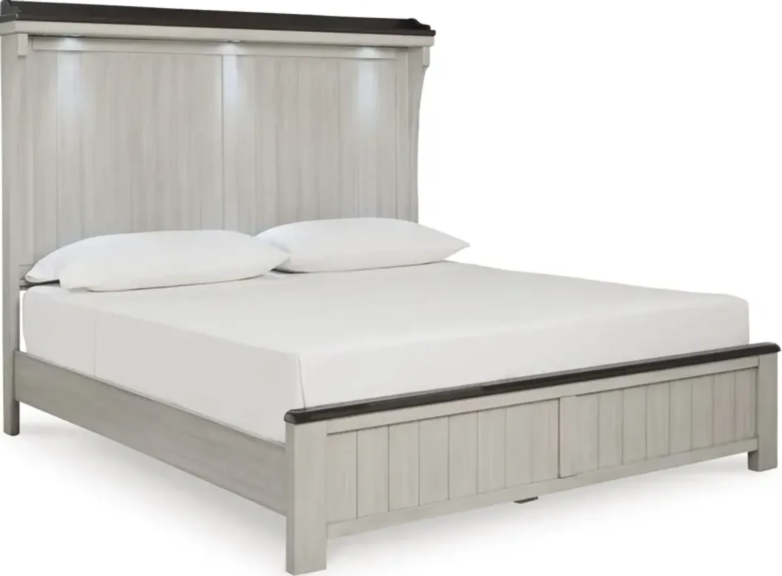 Signature Design by Ashley® Darborn Gray/Brown Queen Panel Bed