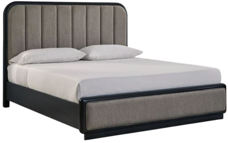 Signature Design by Ashley® Rowanbeck Black/Gray King Upholstered Panel Bed