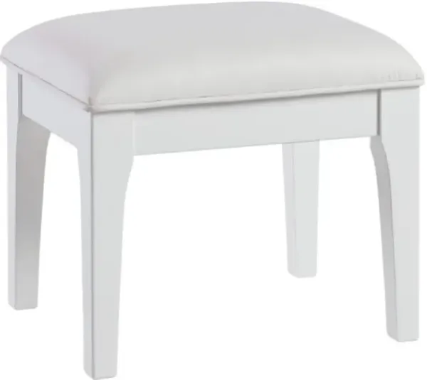 Signature Design by Ashley® Chalanna White Vanity Stool
