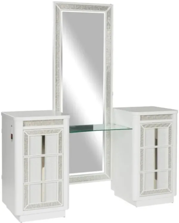 Signature Design by Ashley® Chalanna White Vanity Table