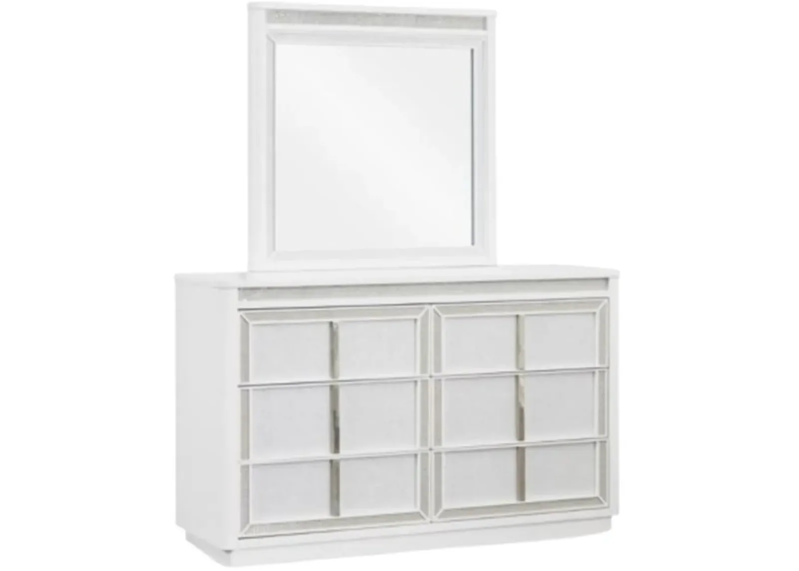 Signature Design by Ashley® Chalanna White Dresser and Mirror