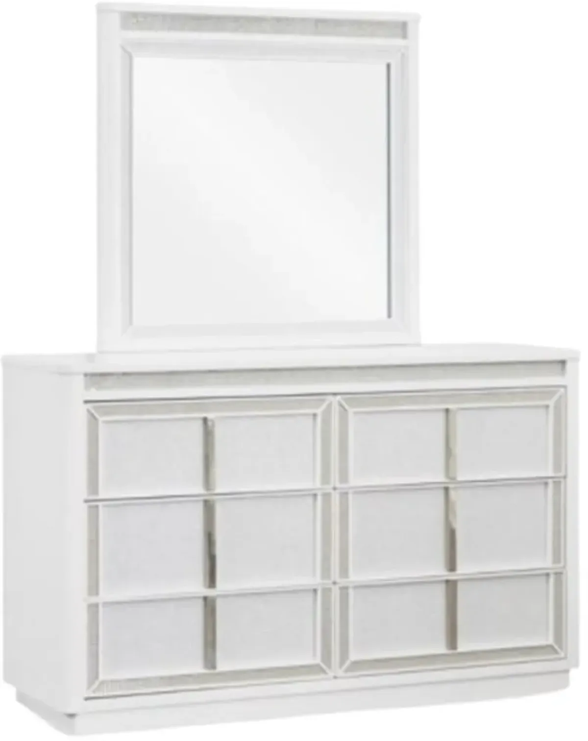 Signature Design by Ashley® Chalanna White Dresser and Mirror