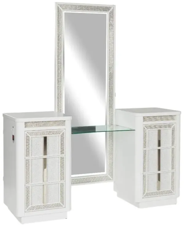 Signature Design by Ashley® Chalanna 2-Piece White Vanity Set