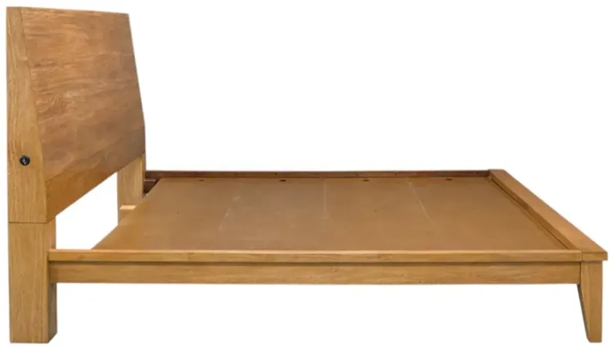 Signature Design by Ashley® Sherbana Light Brown King Panel Bed