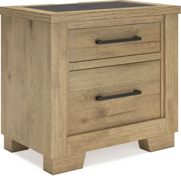 Signature Design by Ashley® Galliden Light Brown Nightstand