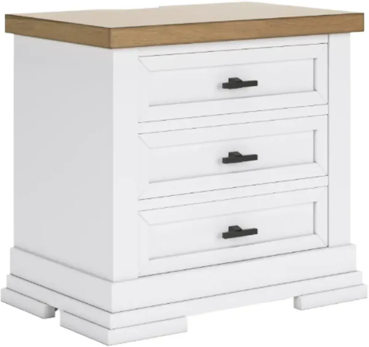 Signature Design by Ashley® Ashbryn Natural/White Nightstand