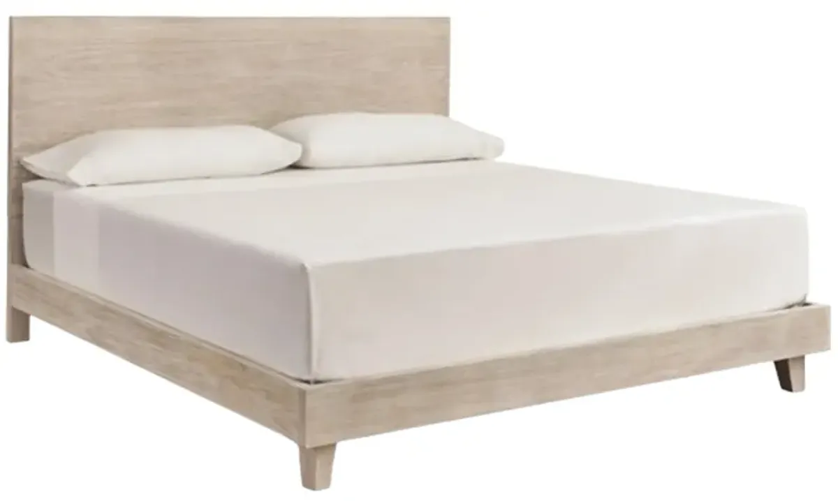 Ashley® Michelia Bisque King Panel Bed