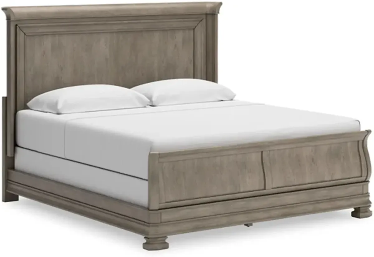 Signature Design by Ashley®  Lexorne Gray Queen Sleigh Bed