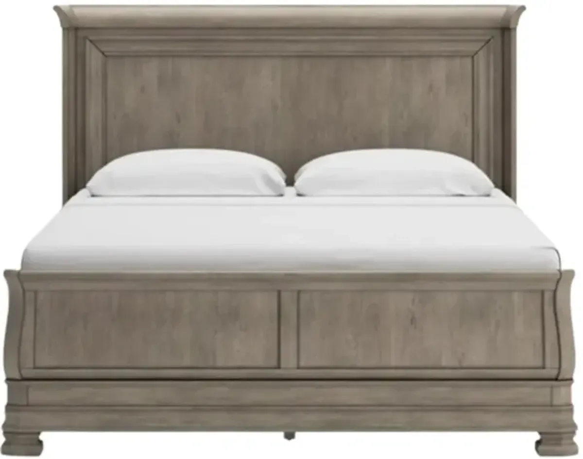 Signature Design by Ashley® Lexorne Gray King Sleigh Bed