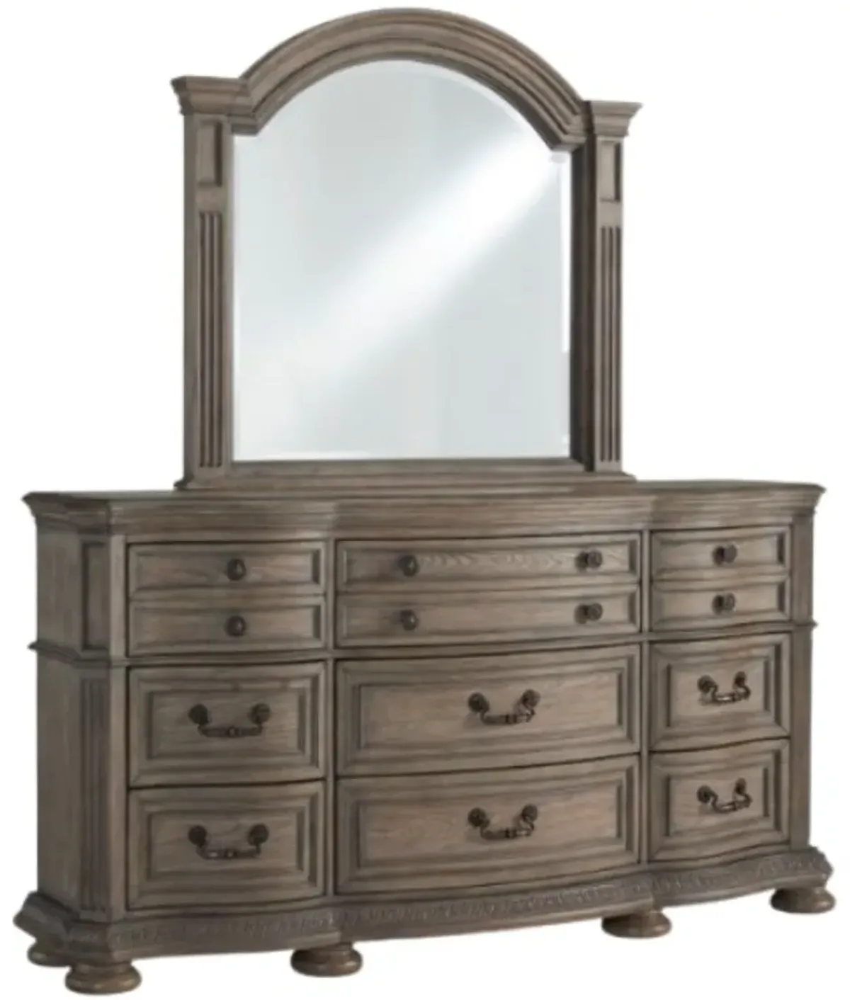 Signature Design by Ashley® Ardenfield Light Brown Dresser and Mirror