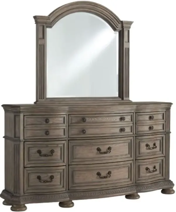 Signature Design by Ashley® Ardenfield Light Brown Dresser and Mirror