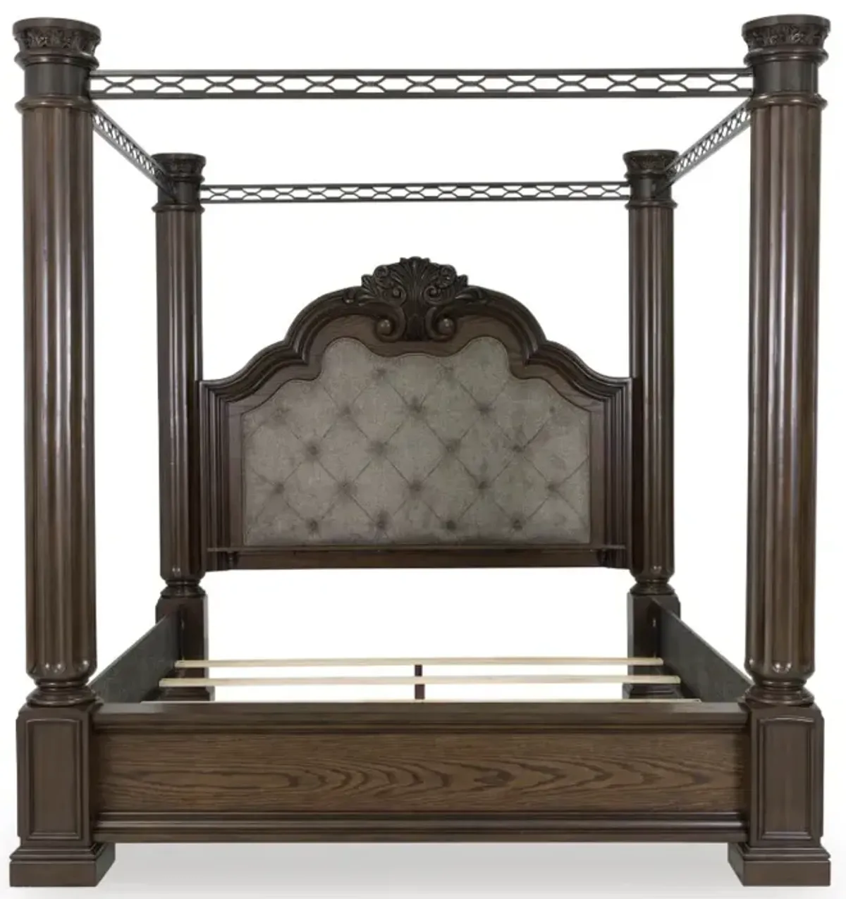 Signature Design by Ashley® Maylee Dark Brown Queen Canopy Bed