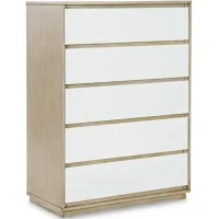 Signature Design by Ashley® Wendora Bisque/White Chest of Drawers