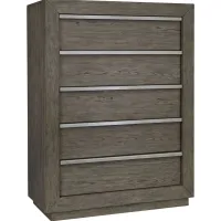 Benchcraft® Anibecca Weathered Gray Chest of Drawers