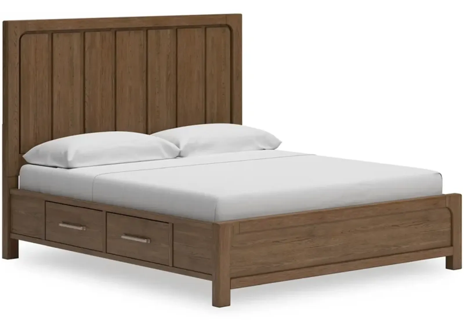 Signature Design by Ashley® Cabalynn Light Brown Queen Storage Panel Bed