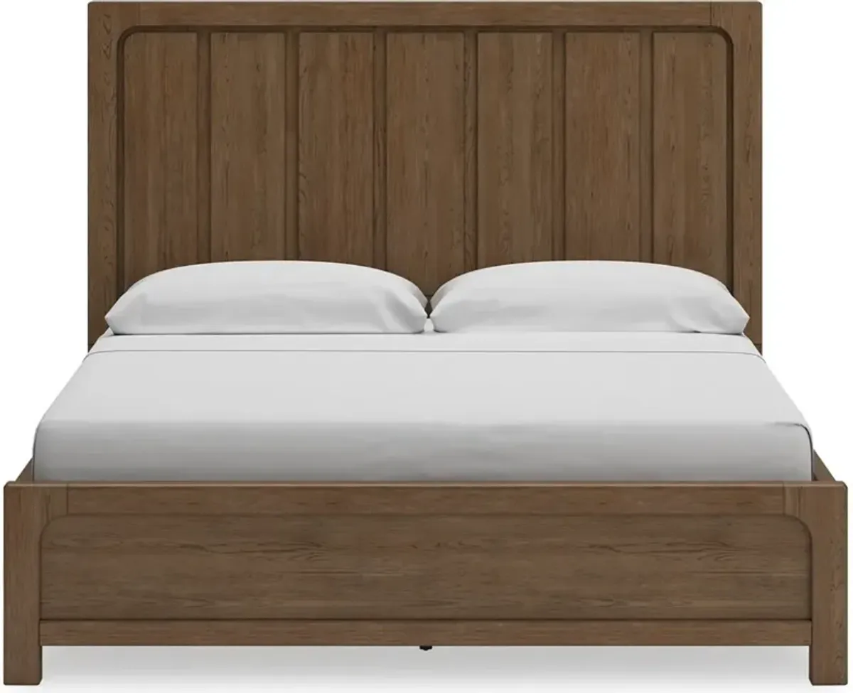 Signature Design by Ashley® Cabalynn Light Brown King Storage Panel Bed