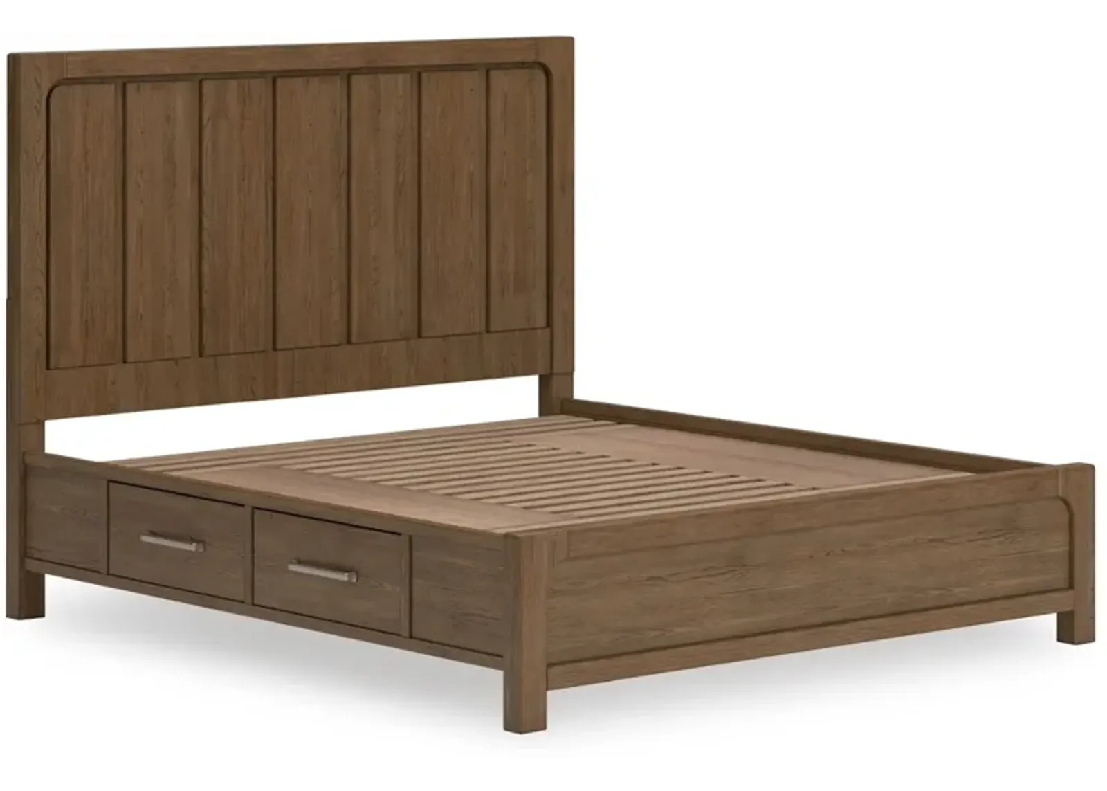 Signature Design by Ashley® Cabalynn Light Brown King Storage Panel Bed