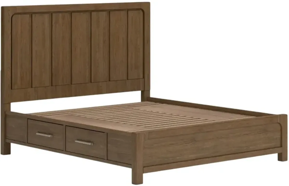Signature Design by Ashley® Cabalynn Light Brown California King Storage Panel Bed