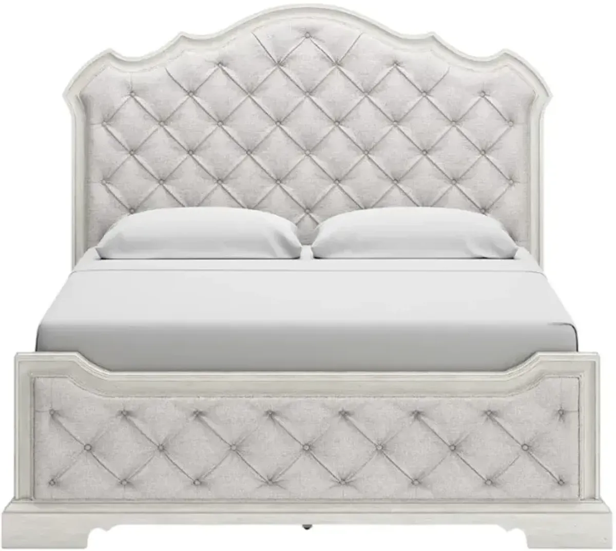 Signature Design by Ashley® Arlendyne Antique White California King Upholstered Bed