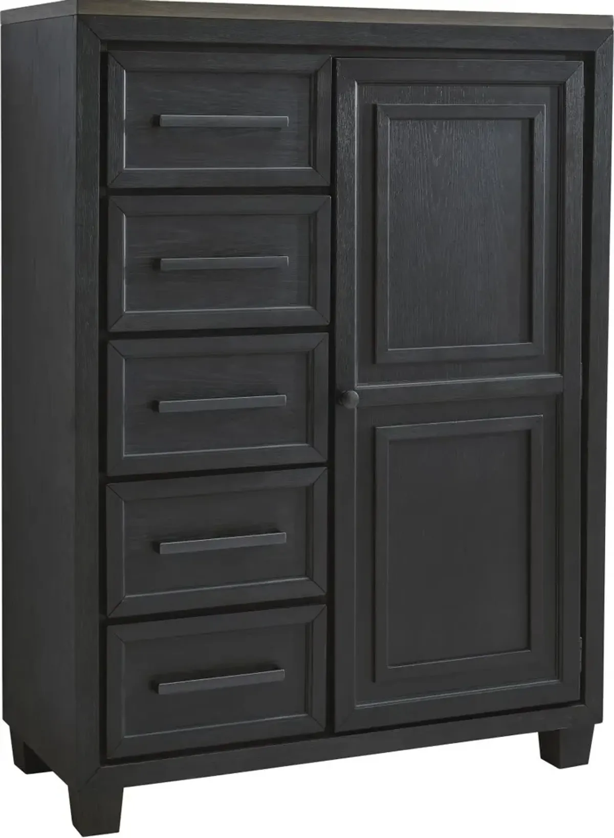 Signature Design by Ashley® Foyland Black/Brown Door Chest