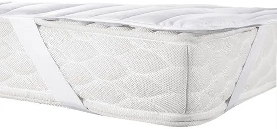 Olliix by Madison Park Essentials White Waterproof Quilted Microfiber Queen Frisco Sofa Bed Pad
