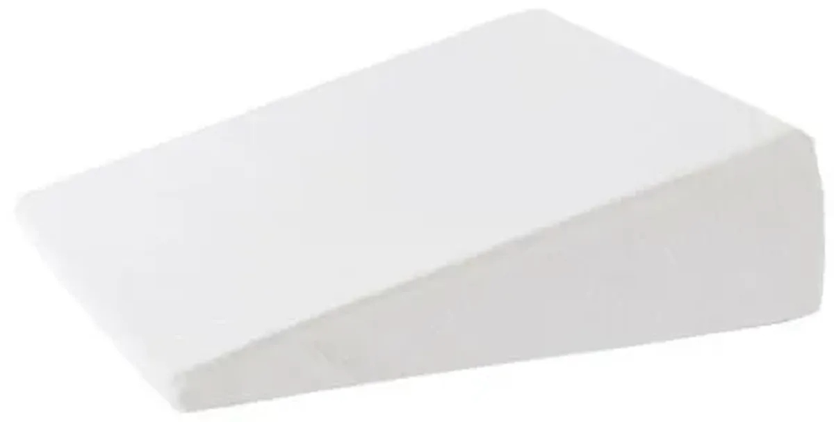 Olliix by Sleep Philosophy White Memory Foam Wedge Pillow