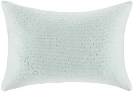 Olliix by Sleep Philosophy Ivory Queen Bamboo Shredded Memory Foam Pillow