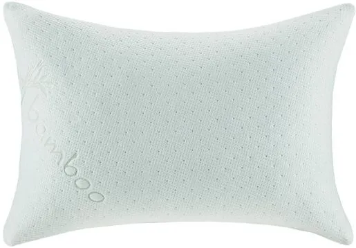 Olliix by Sleep Philosophy Ivory King Bamboo Shredded Memory Foam Pillow