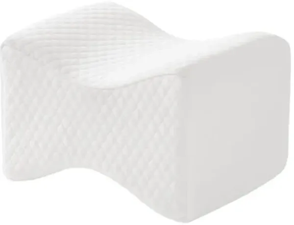 Olliix by Sleep Philosophy White Memory Foam Knee Pillow