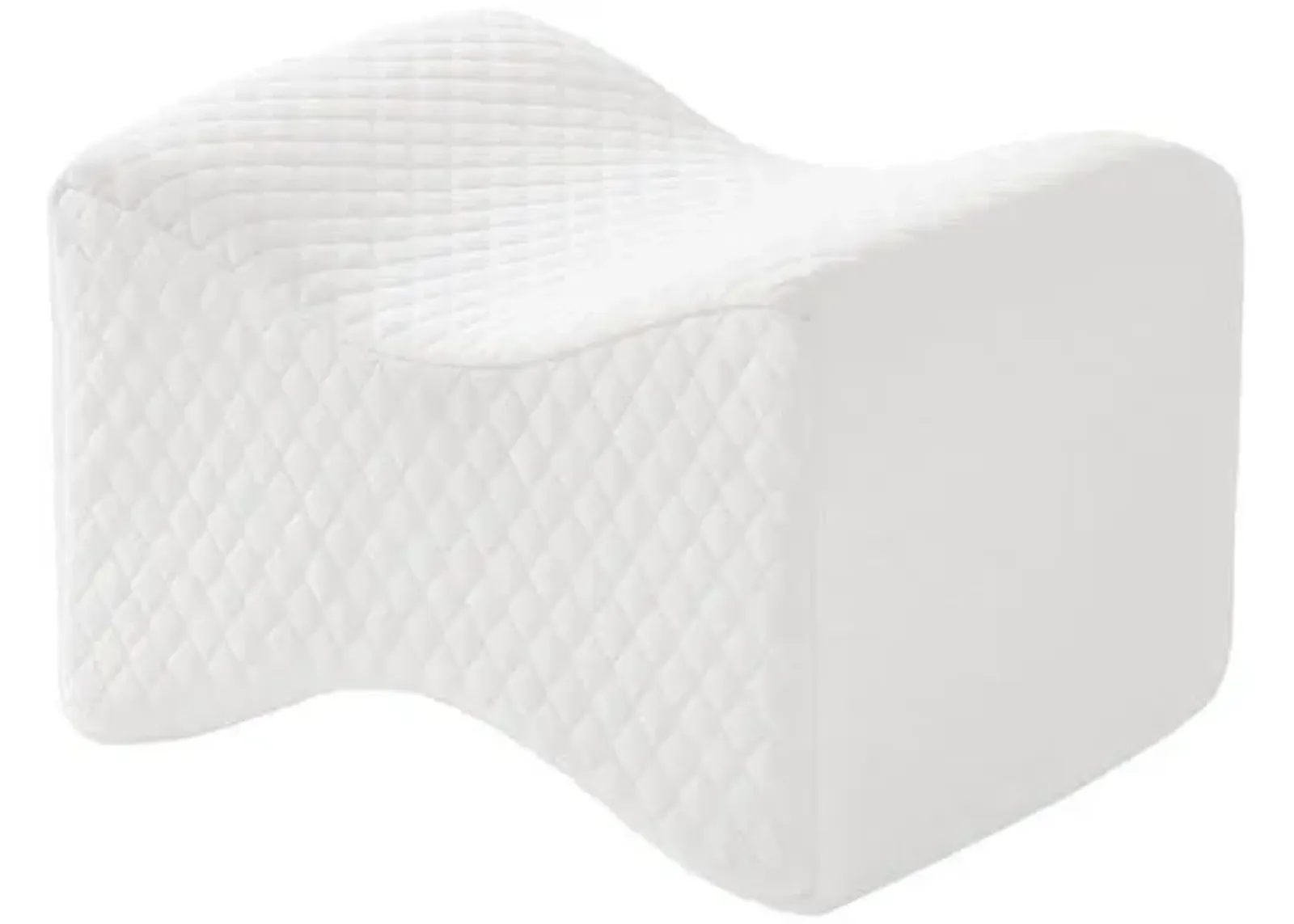 Olliix by Sleep Philosophy White Memory Foam Knee Pillow