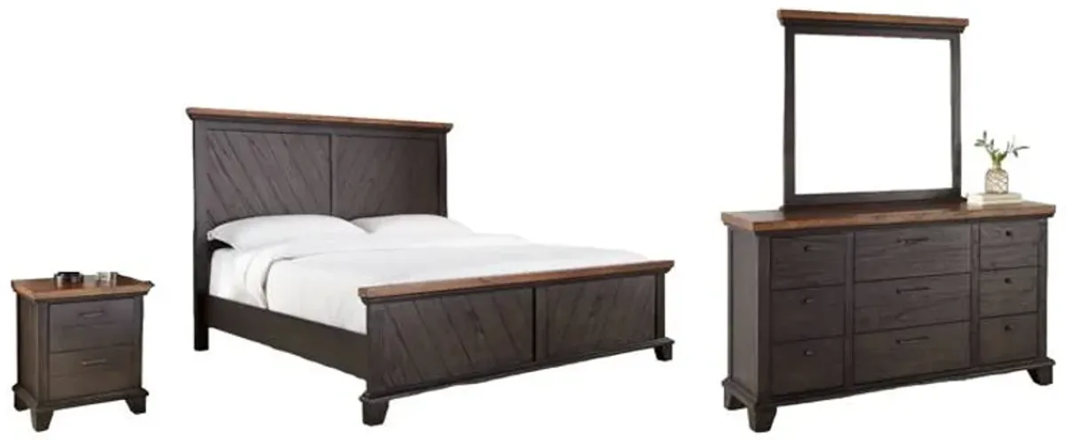 Steve Silver Co. Bear 4-Piece Brown Queen Bedroom Set