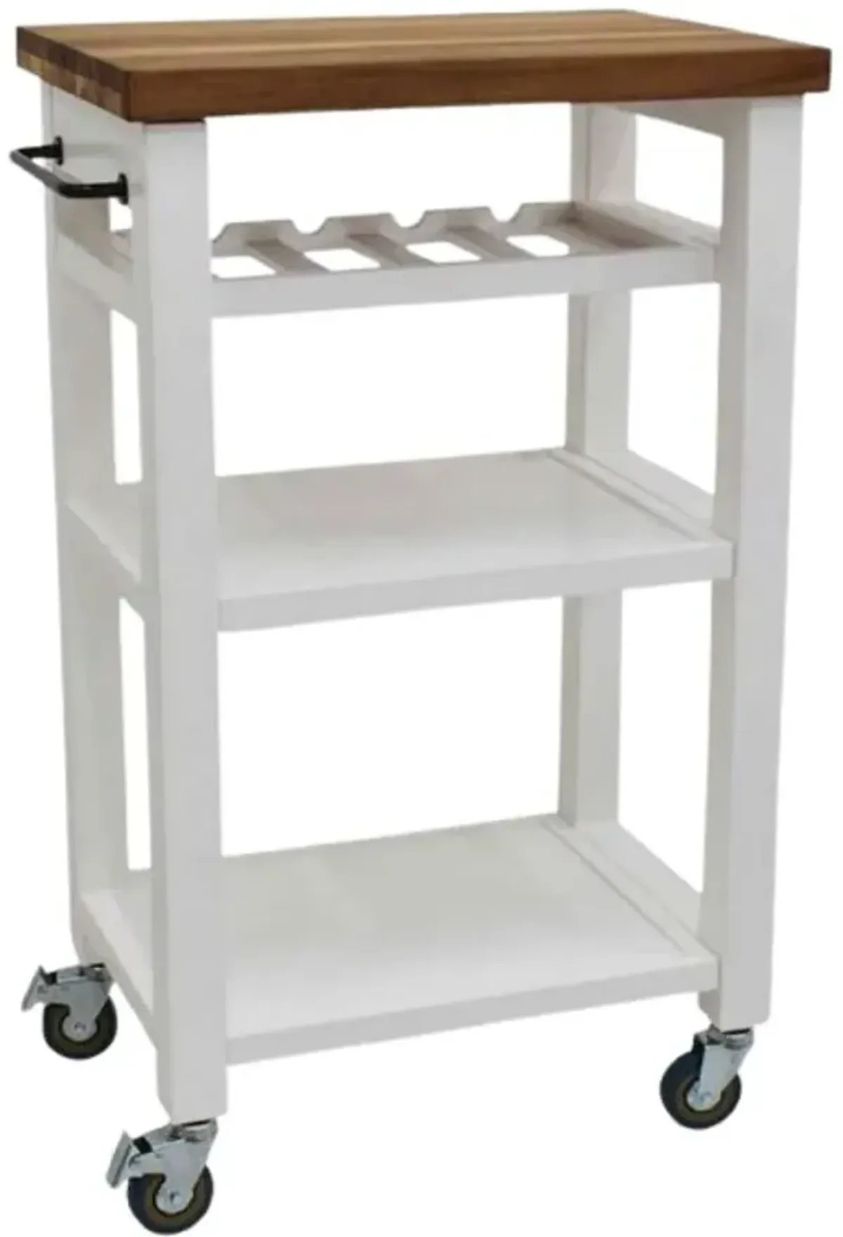 Steve Silver Co. Belden White Kitchen Cart