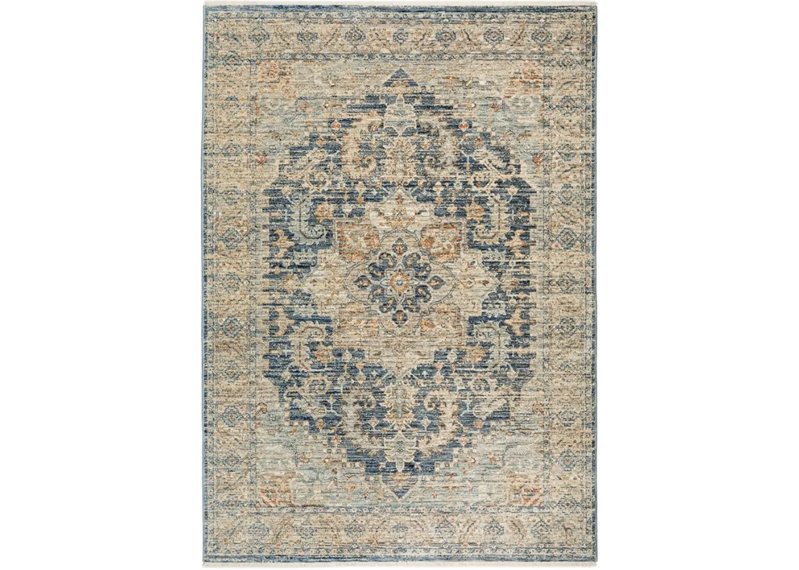 Dalyn Rug Company Bergama Navy 5'x8' Style 1 Area Rug