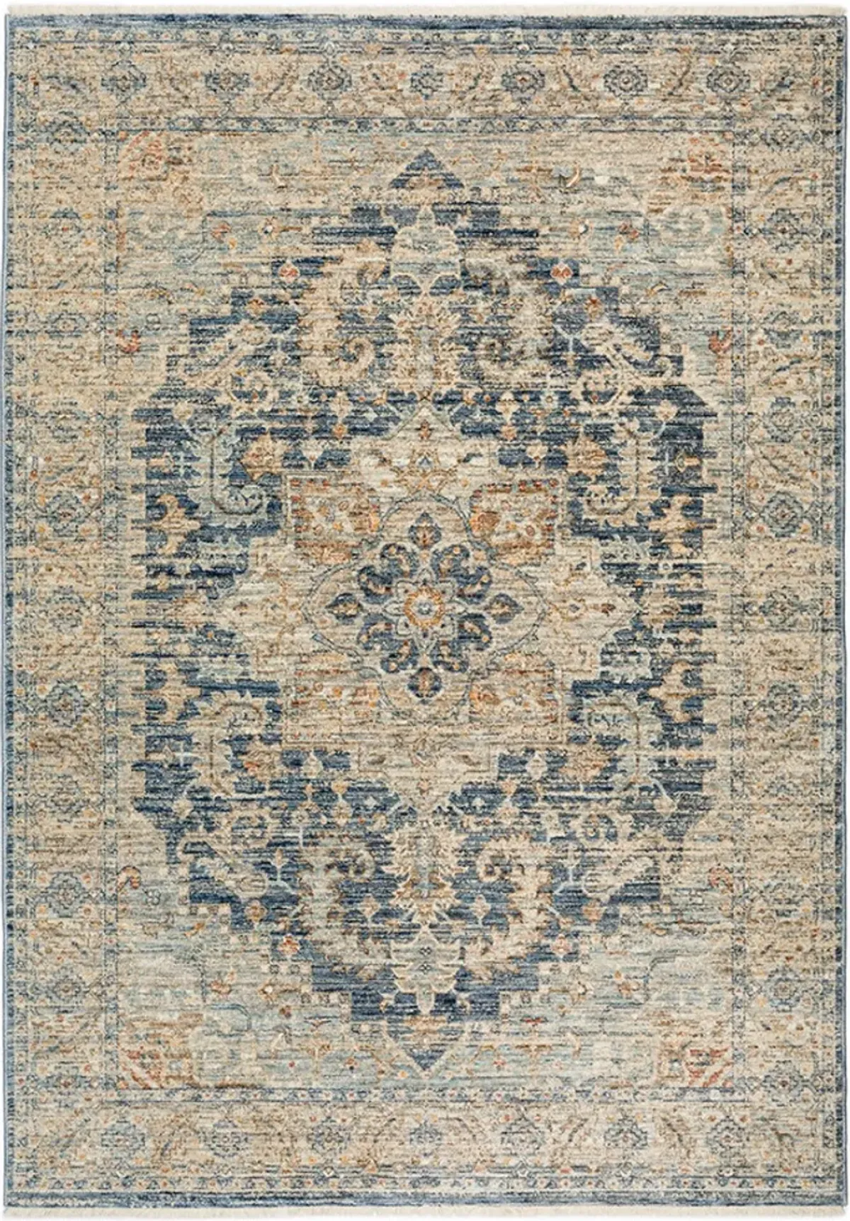 Dalyn Rug Company Bergama Navy 8'x10' Style 1 Area Rug