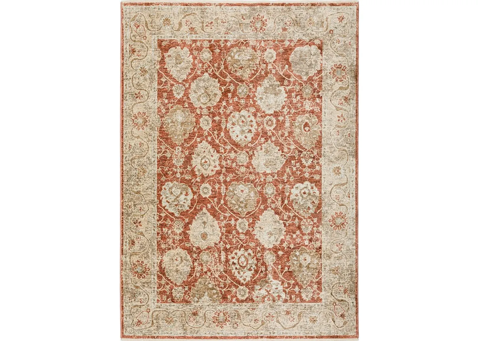 Dalyn Rug Company Bergama Paprika 5'x8' Style 2 Area Rug