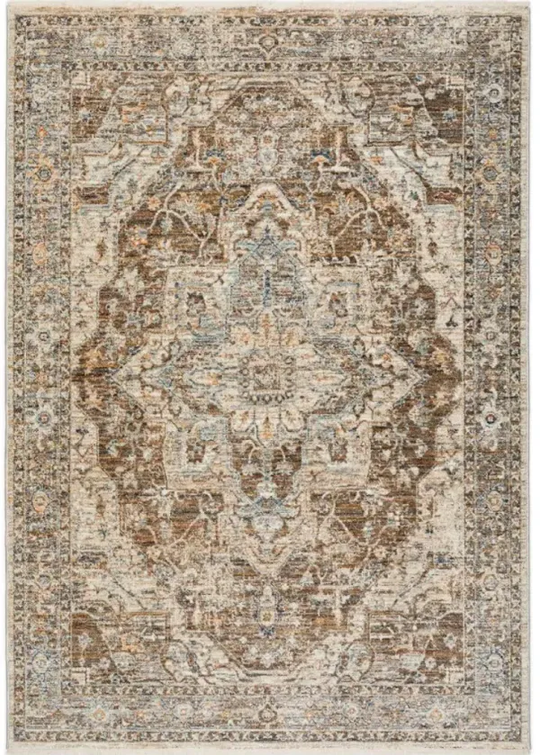 Dalyn Rug Company Bergama Mocha 5'x8' Style 3 Area Rug