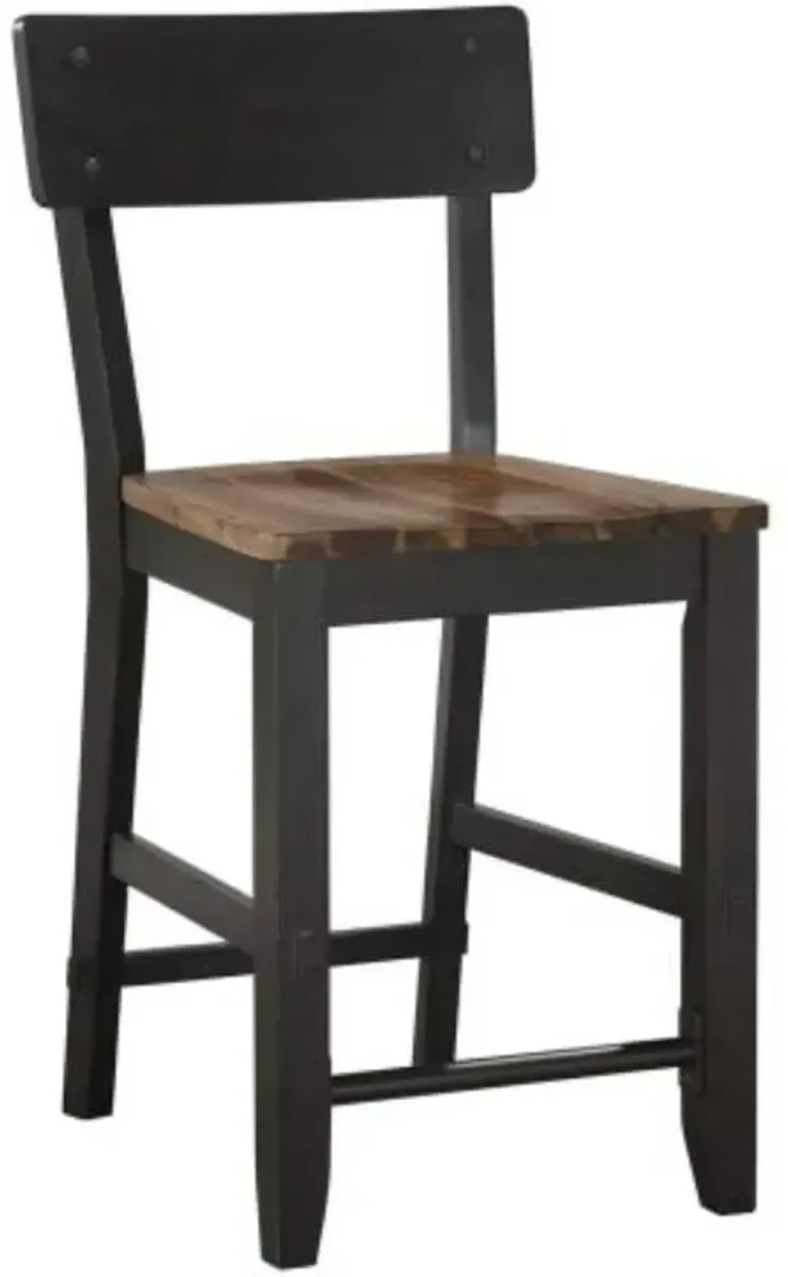 Steve Silver Co. Bermuda Black/Dark Acacia Counter Stool