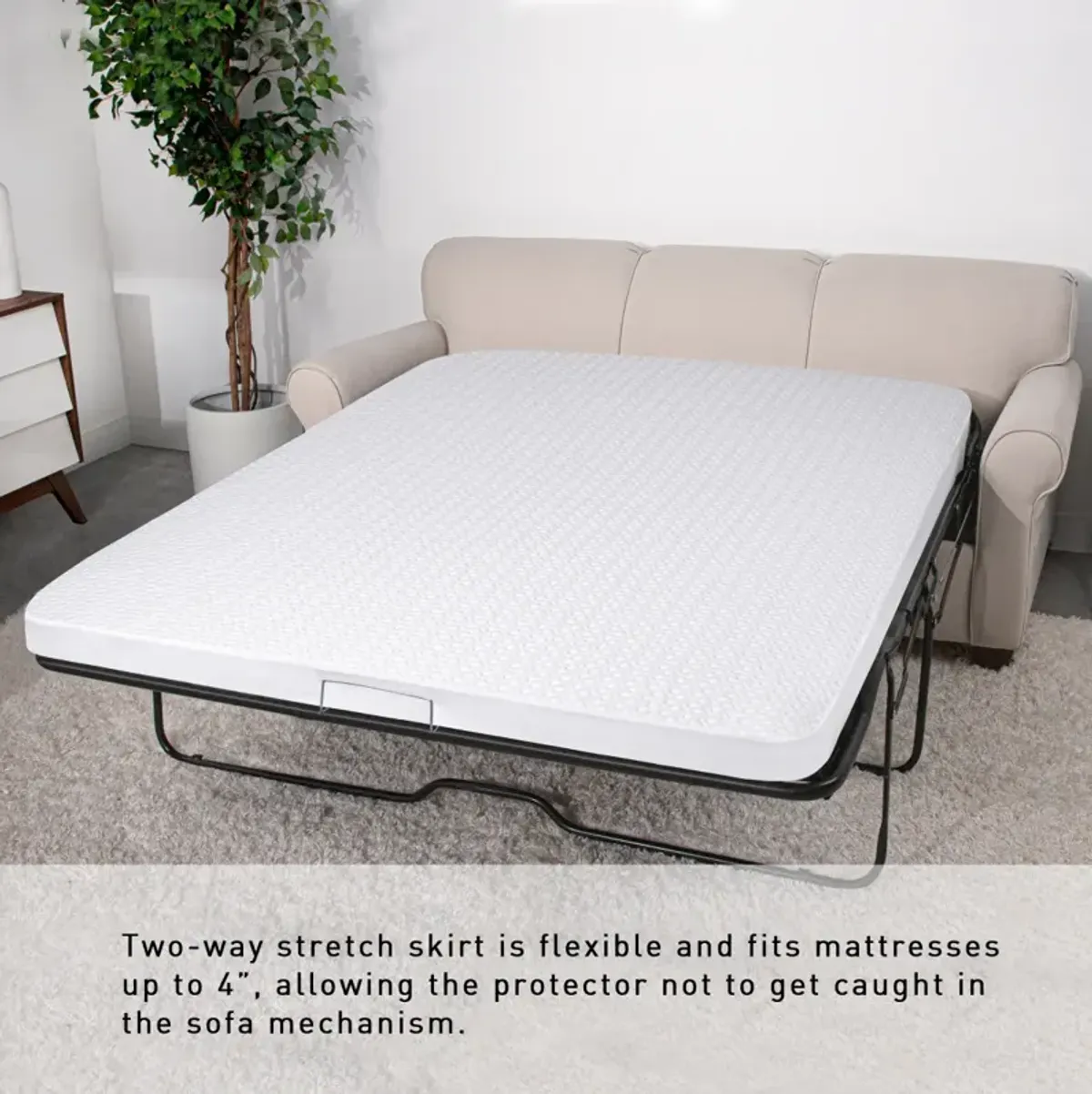 BEDGEAR® Dri-Tec® Full Sofa Bed Mattress Protector