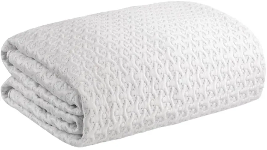 Bedgear® Ver-Tex 2.0 2-Piece Polyester/Polyethylene White Split California King Mattress Protector