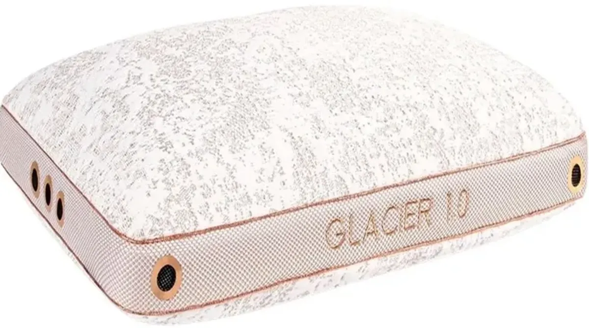 BEDGEAR® Glacier Performance® Shredded Latex/Polyester Fiber Blend 1.0 Medium Soft Bed Pillow