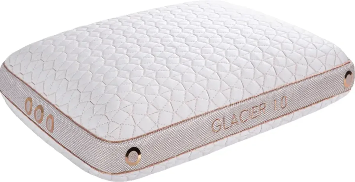 BEDGEAR® Glacier Performance® Shredded Latex/Polyester Fiber Blend 1.0 Medium Soft Bed Pillow