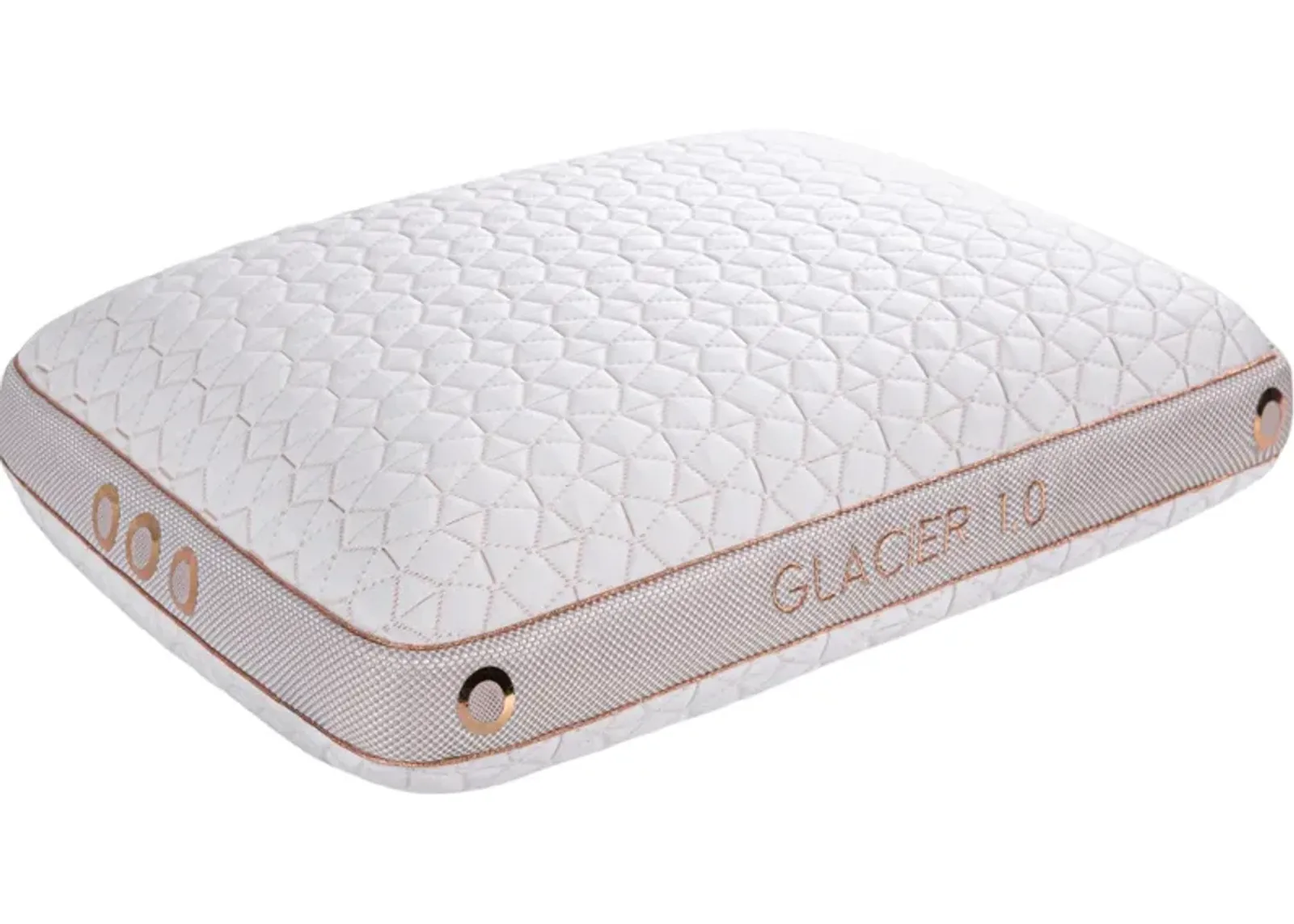 BEDGEAR® Glacier Performance® Shredded Latex/Polyester Fiber Blend 1.0 Medium Soft Bed Pillow