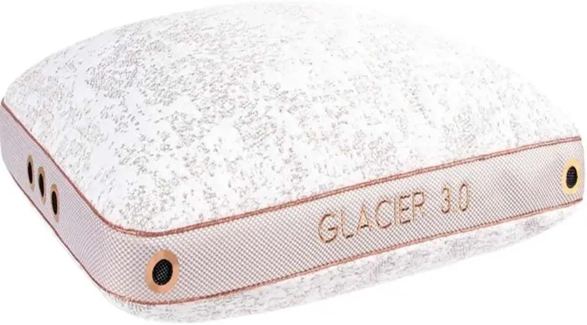 BEDGEAR® Glacier Performance® Shredded Latex/Polyester Fiber Blend 3.0 Medium Soft Standard Pillow