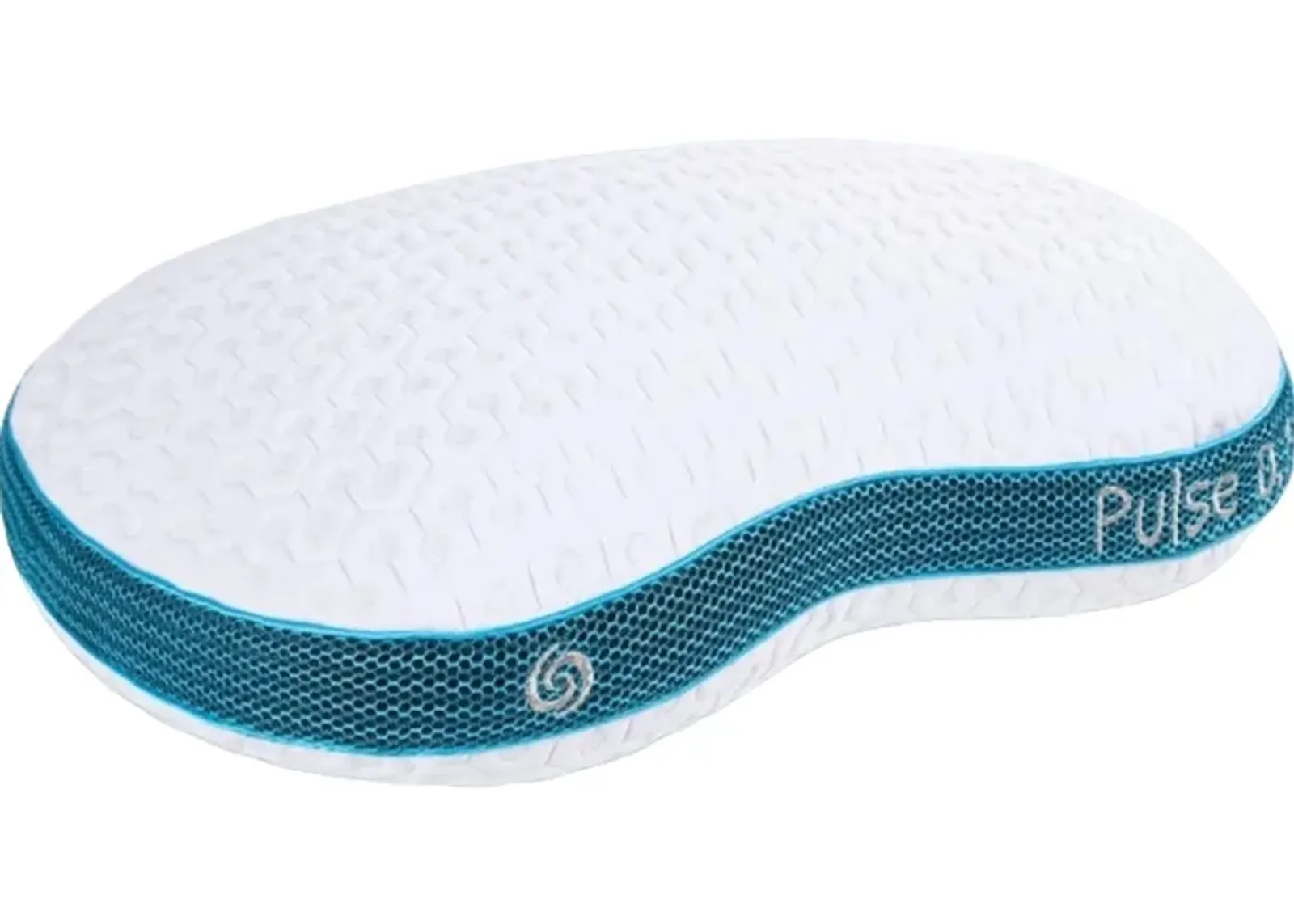 BEDGEAR® Blue/White Pulse Performance 0.1 Standard Youth Pillow