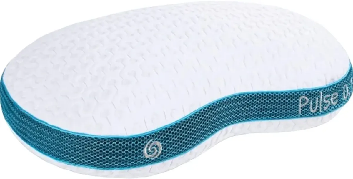 BEDGEAR® Blue/White Pulse Performance 0.1 Standard Youth Pillow