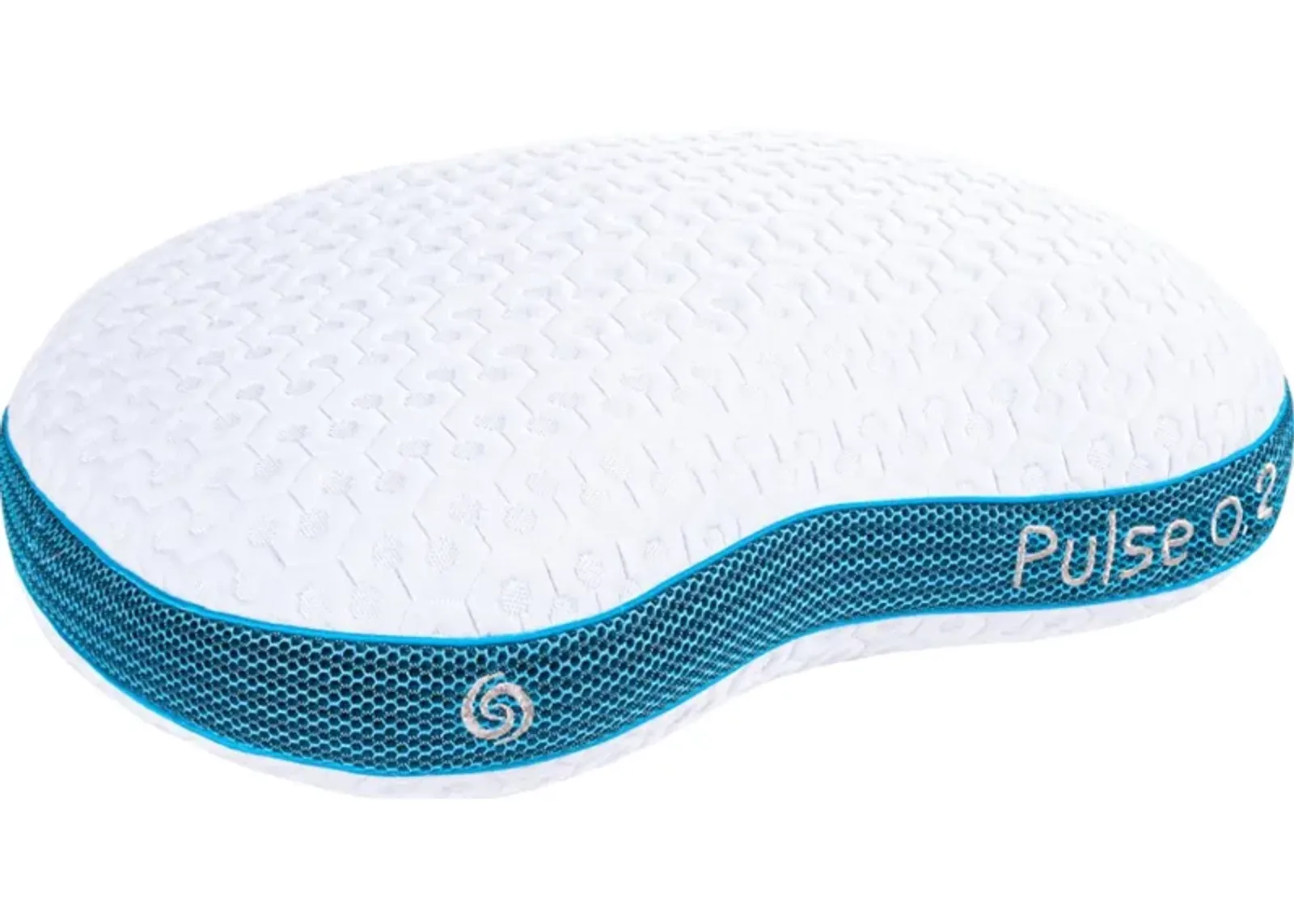 BEDGEAR® Blue/White Pulse Performance 0.2 Standard Youth Pillow