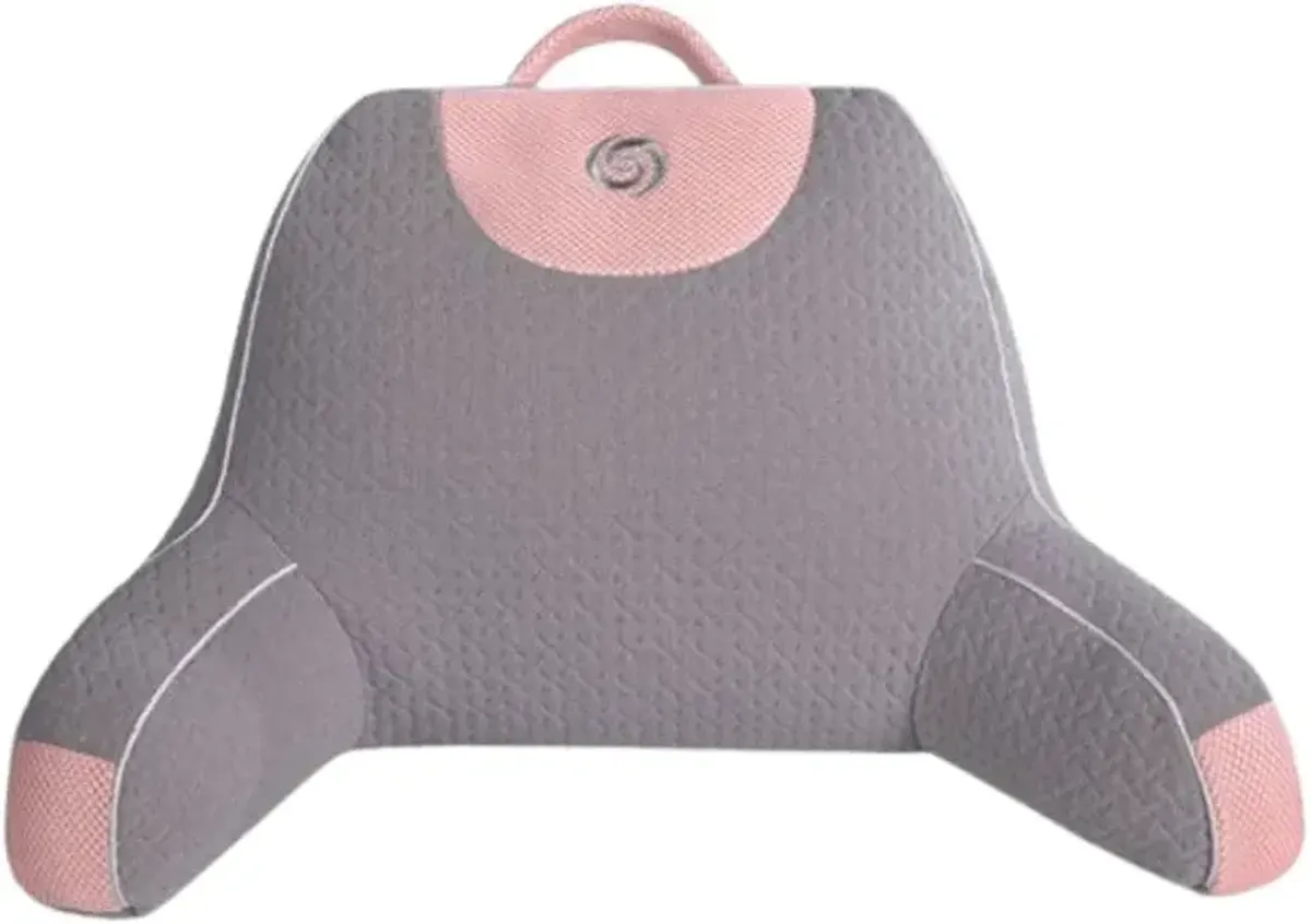 BEDGEAR® Gray/Pink Toddler Mini Backrest Pillow