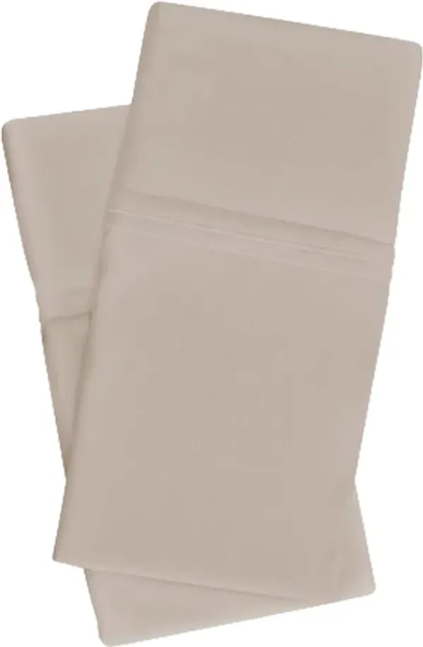 BEDGEAR® Dri-Tec Performance® 2-Piece Medium Beige Queen Pillow Case Set